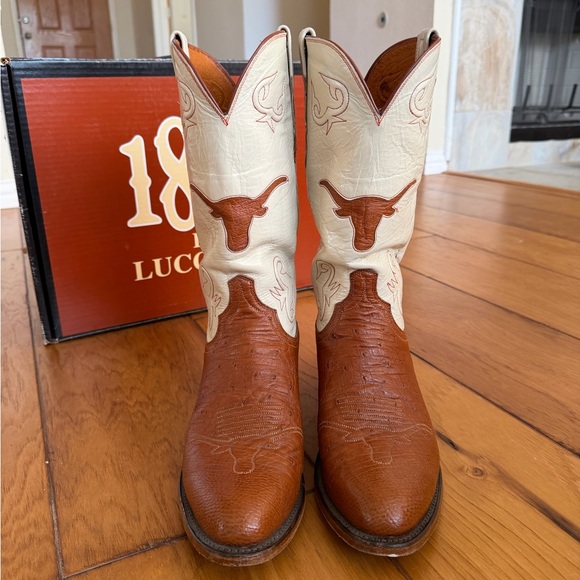 Lucchese 1883 University of Texas Boots size 10 - Picture 3 of 10
